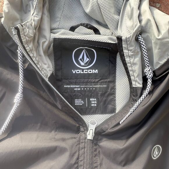 Volcom - Half Zip Windbreaker Black - Size L - Pre-Owned - Picture 3 of 4